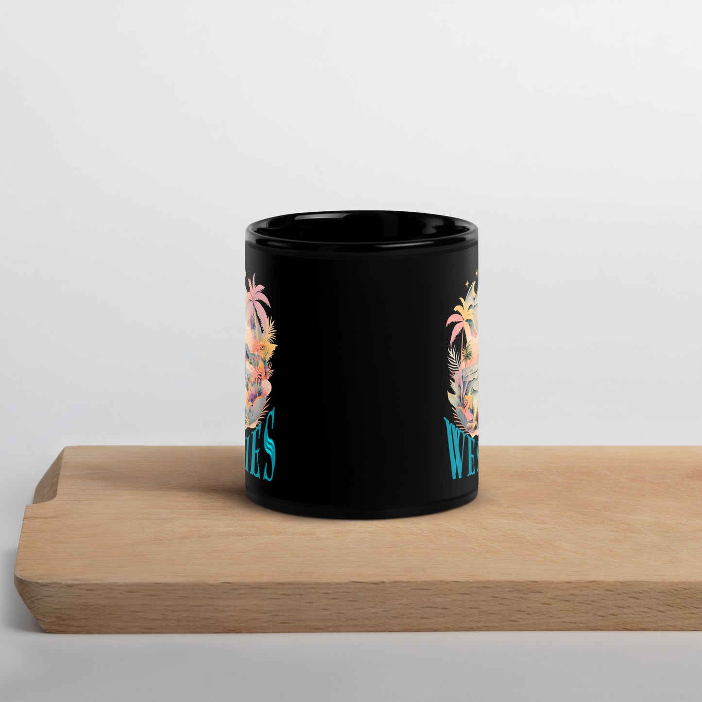 Black Glossy Mug