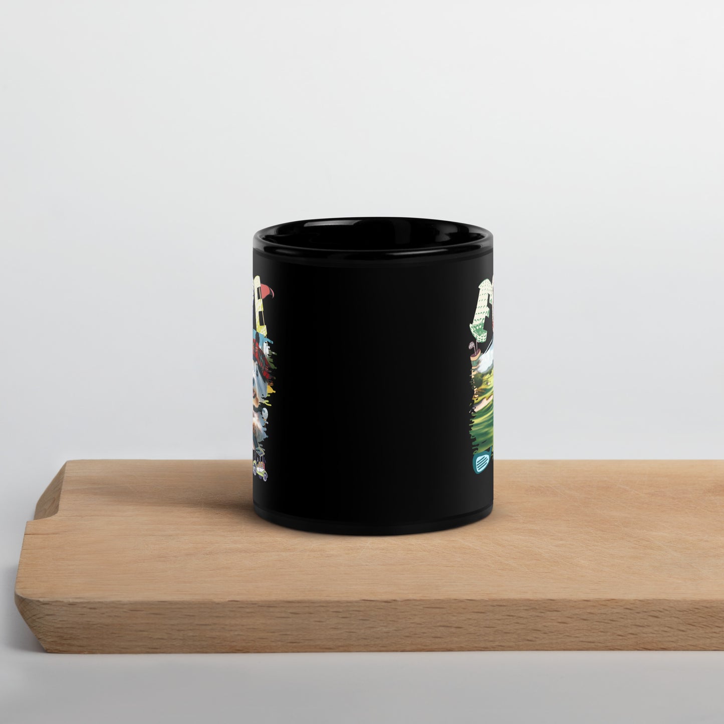 Black Glossy Mug