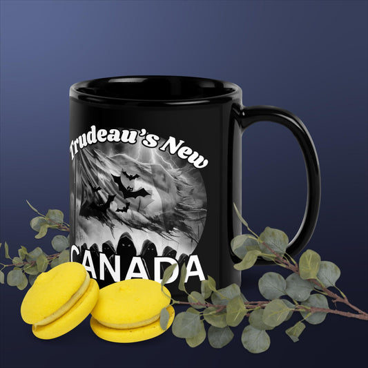 Trudeau's New Canada. Black Glossy Mug