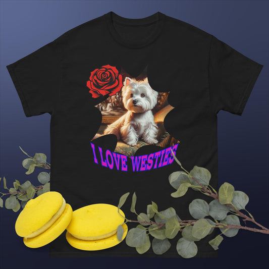 Men's classic tee. I LOVE Westies.