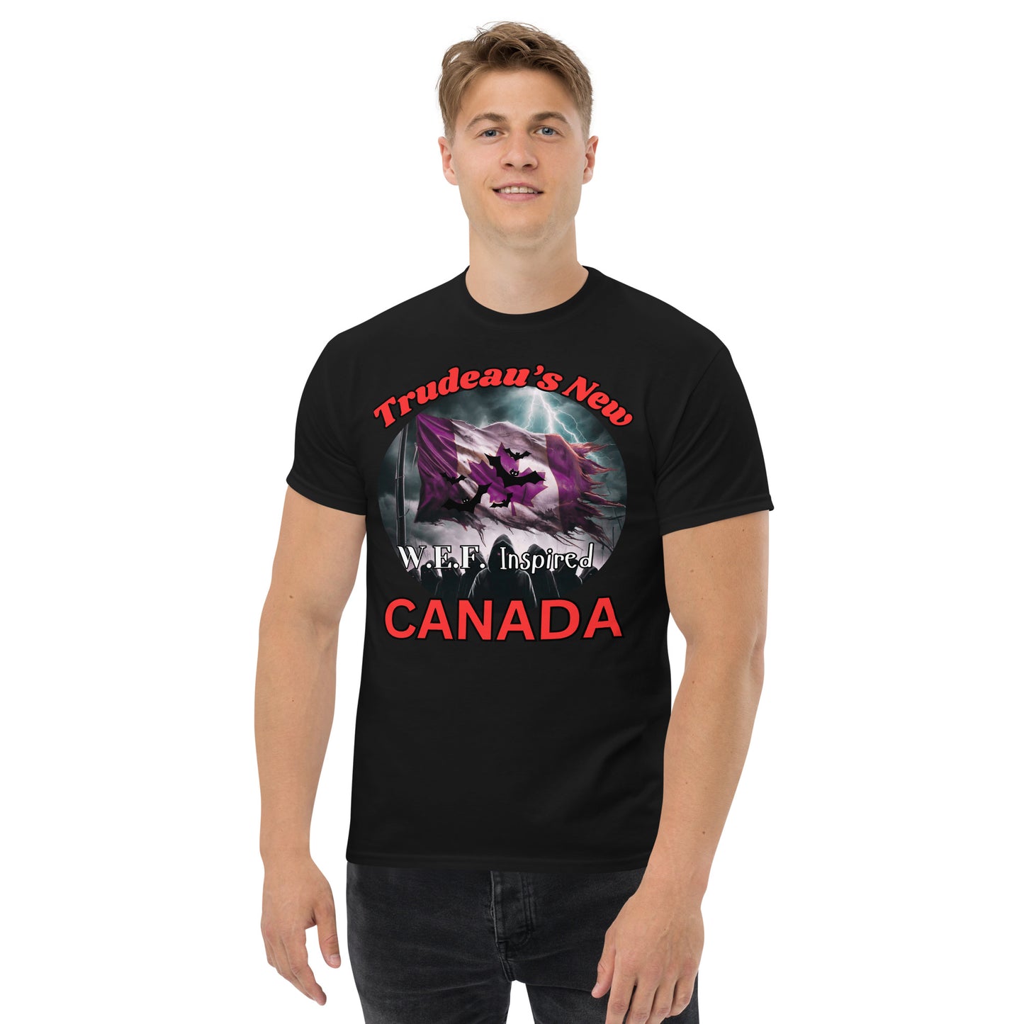 Trudeau's New Canada. Men's classic tee