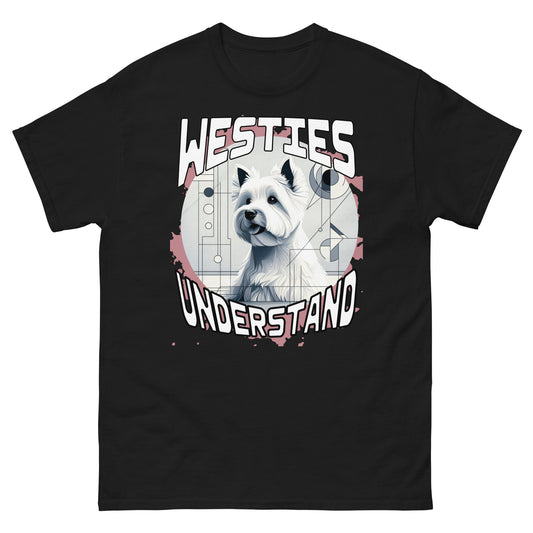 Men's classic tee. Westies Know Things.