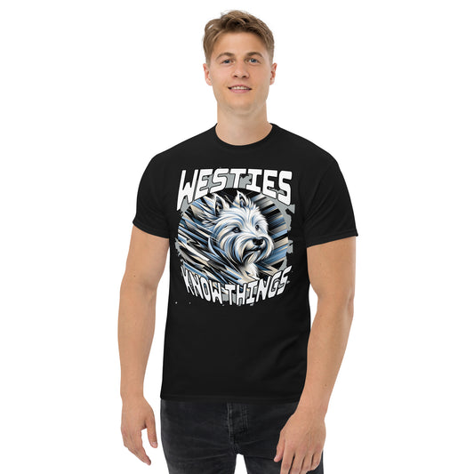 Westies Know Things. Men's classic tee