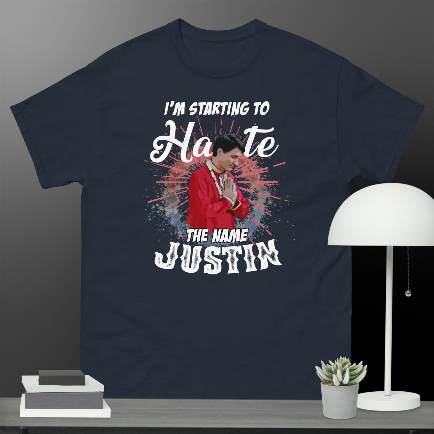 Men's classic tee. I'm starting to hate the name Justin.