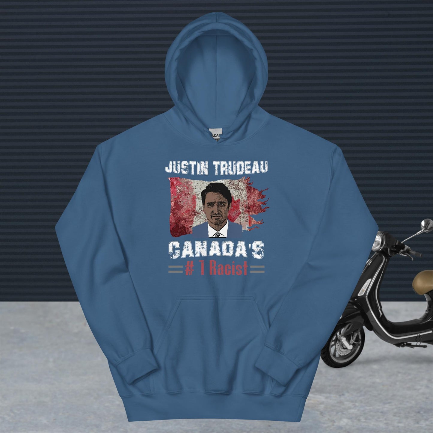 Unisex Hoodie. Canada's Number One Racist.