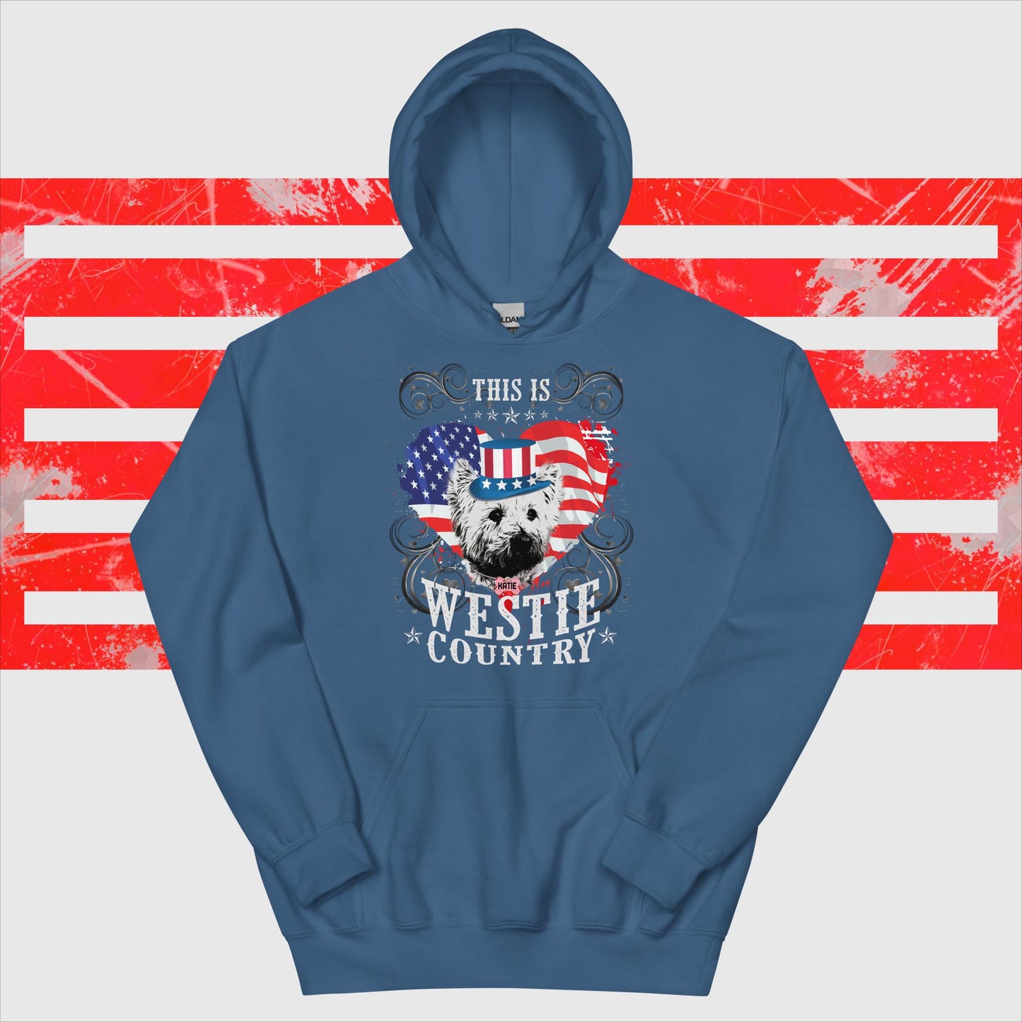 Unisex Hoodie. This is Westie Country.