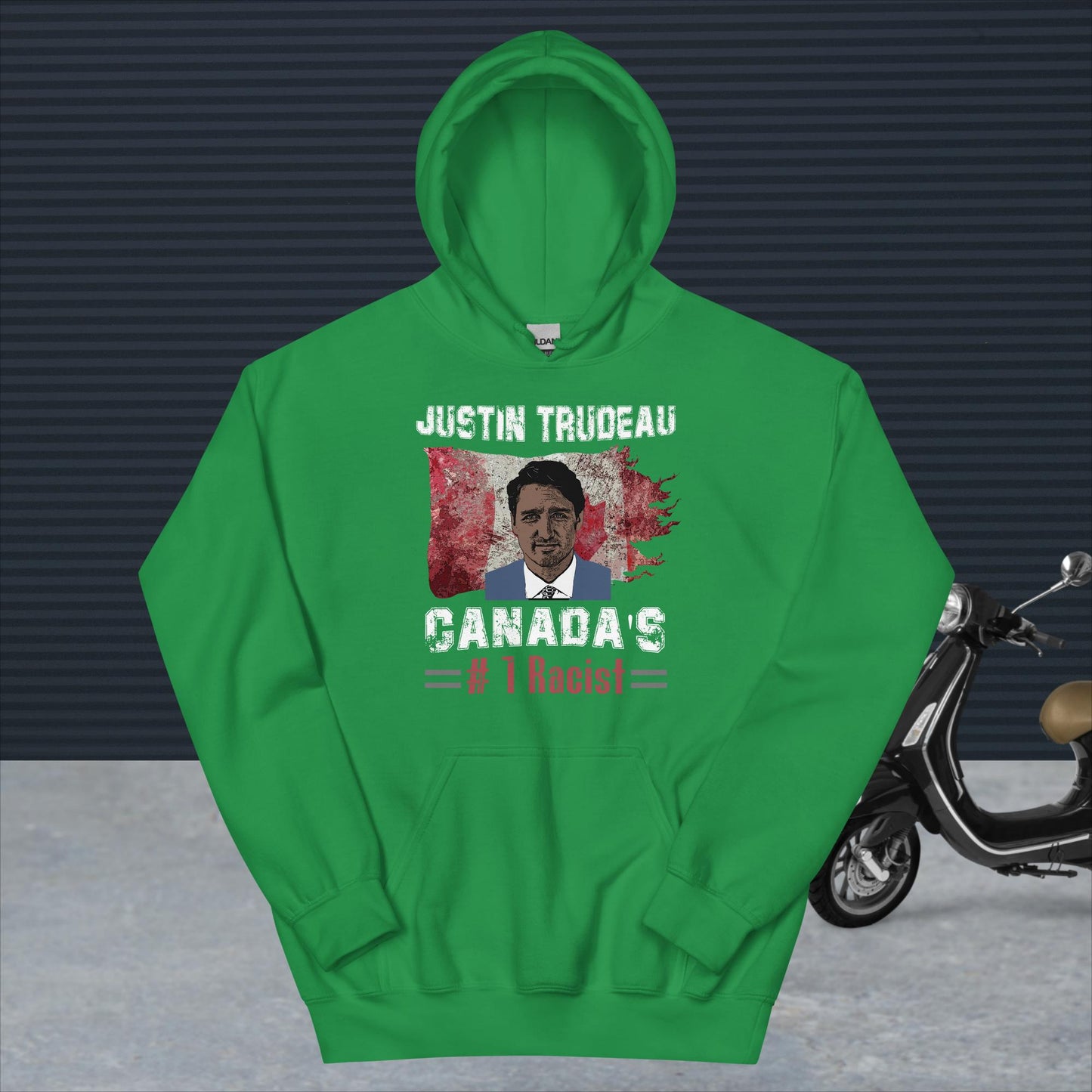 Unisex Hoodie. Canada's Number One Racist.