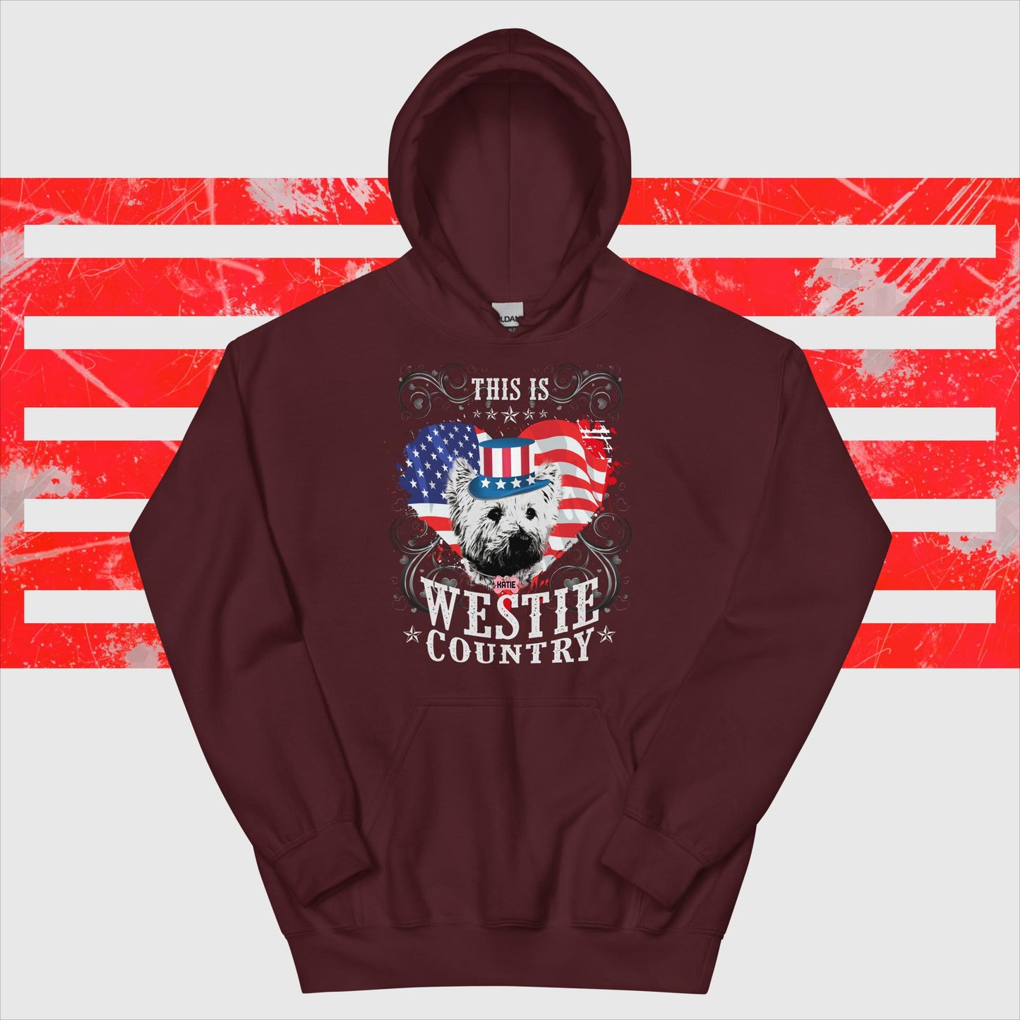 Unisex Hoodie. This is Westie Country.