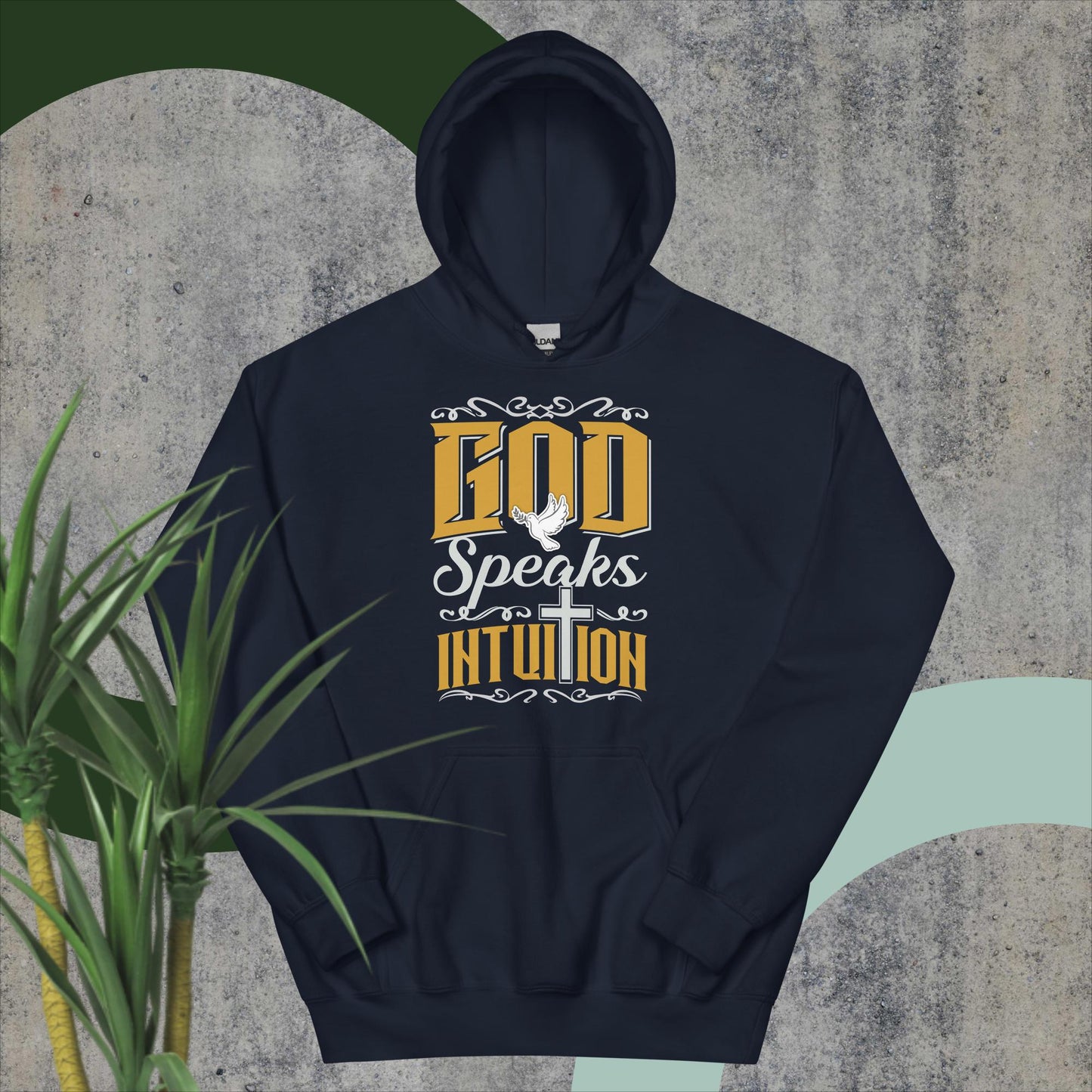 Unisex Hoodie, God Speaks Intuition