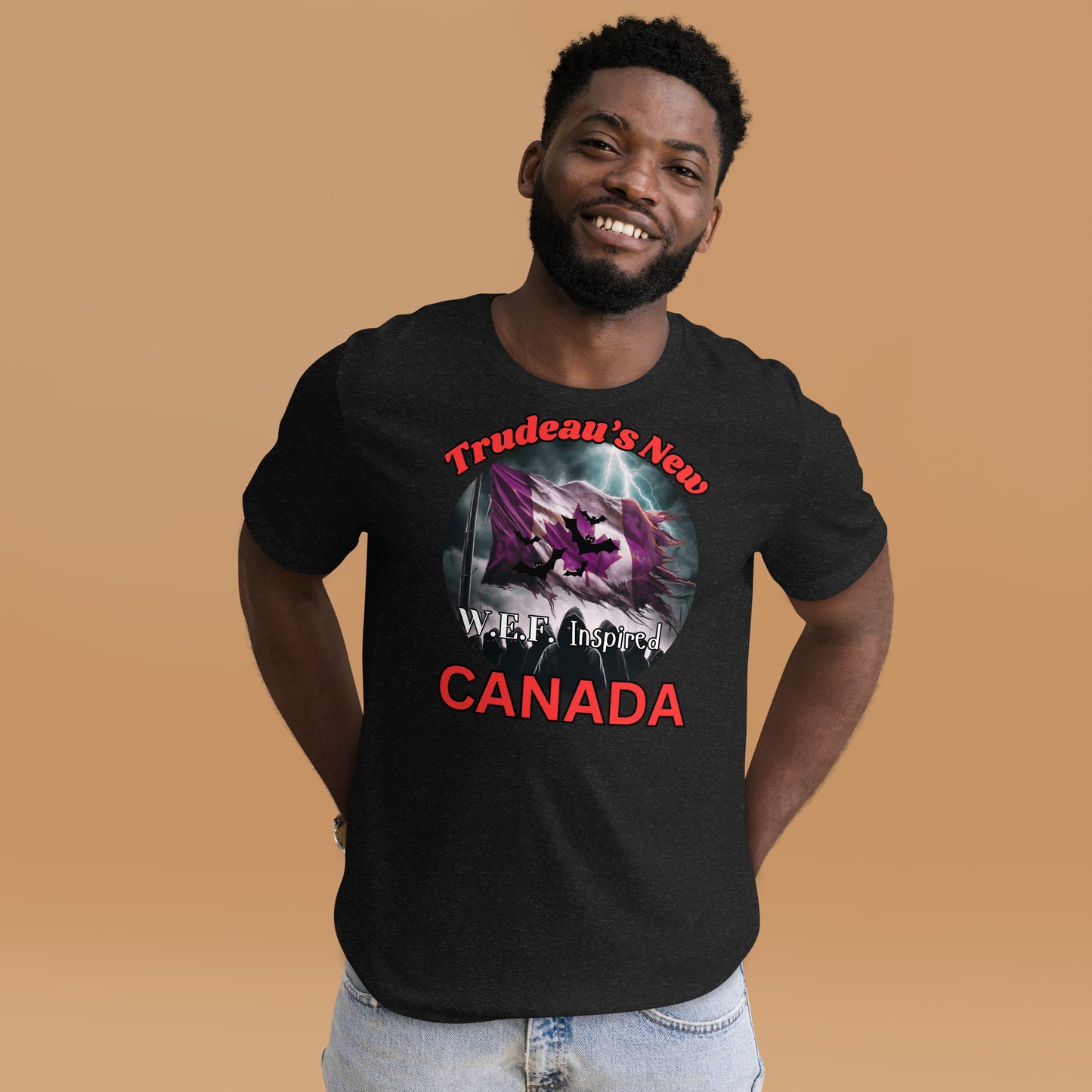 Trudeu's New Canada WEF Inspired. Unisex t-shirt