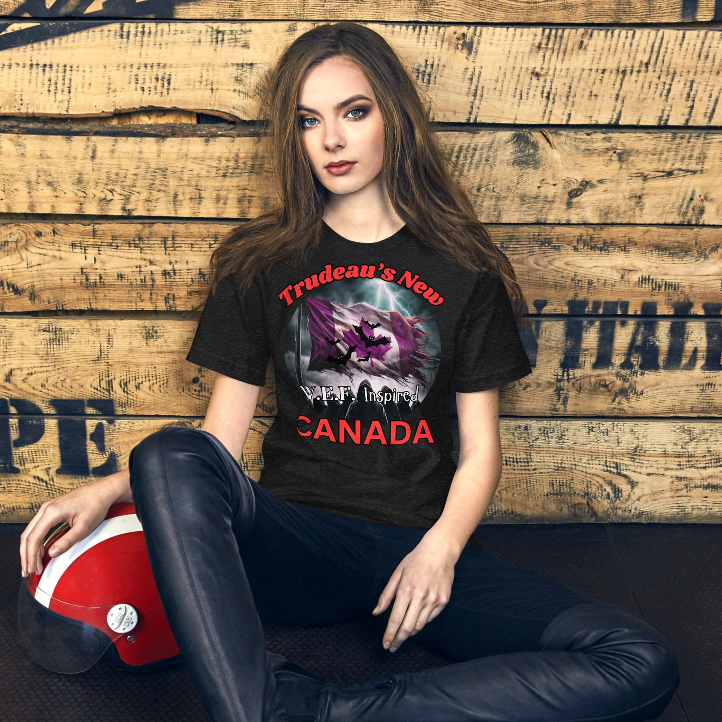 Trudeu's New Canada WEF Inspired. Unisex t-shirt