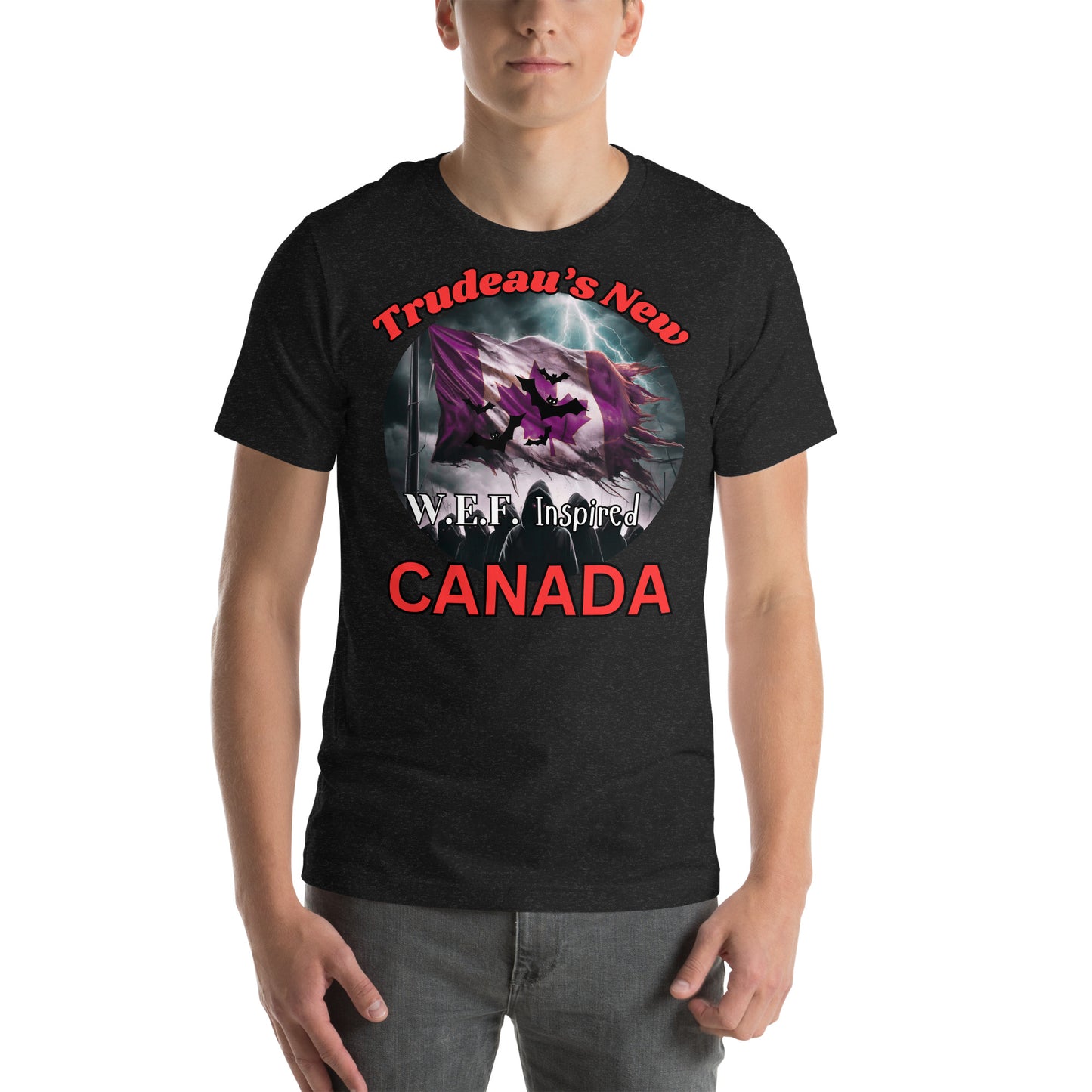 Trudeu's New Canada WEF Inspired. Unisex t-shirt