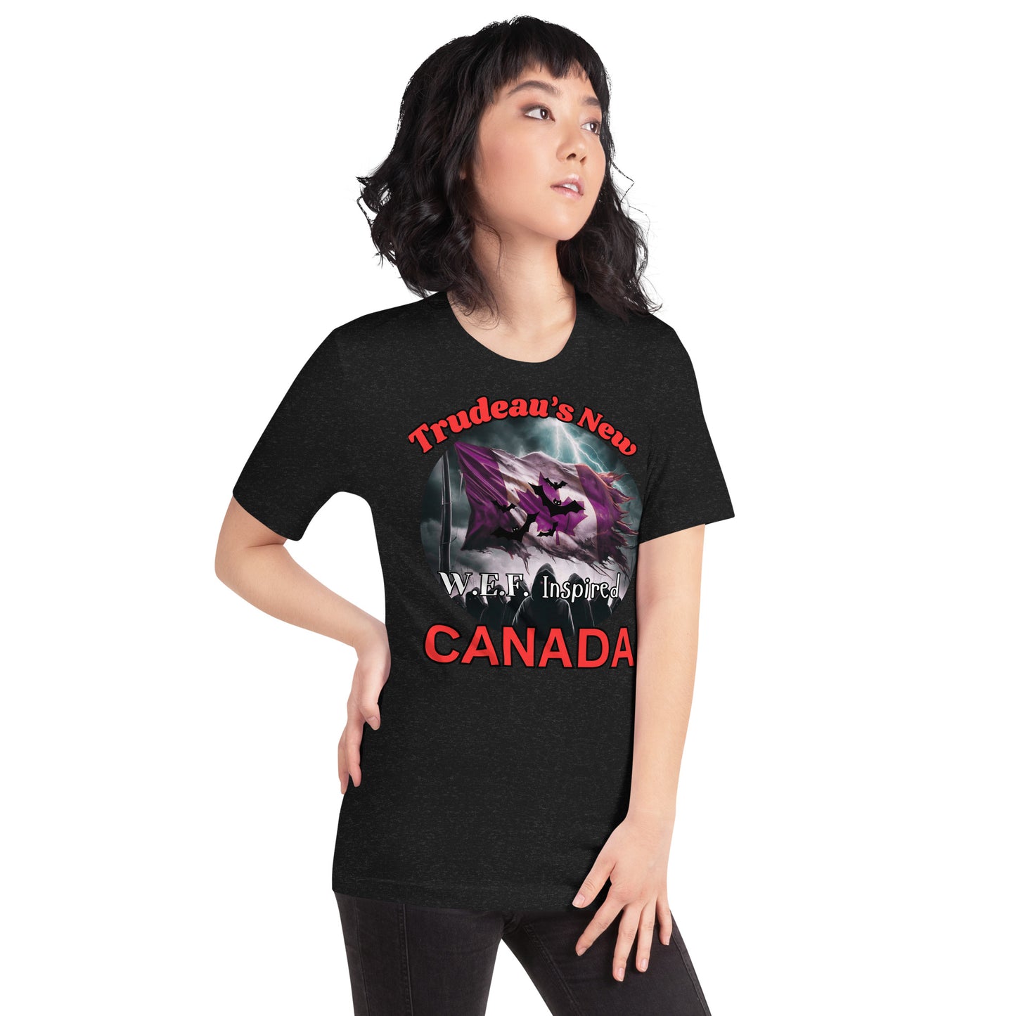 Trudeu's New Canada WEF Inspired. Unisex t-shirt