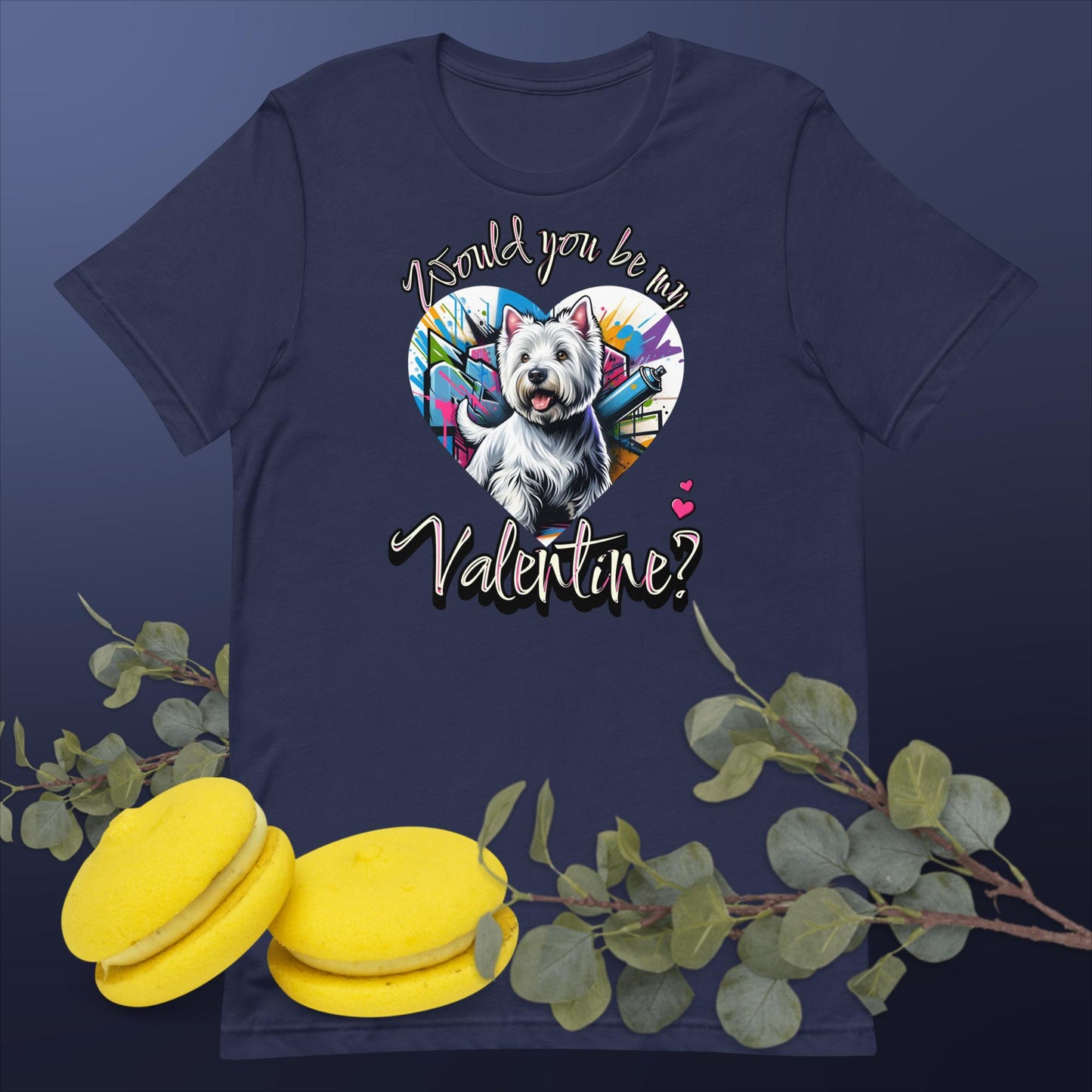 Unisex t-shirt. Bella Canvas. Would You be my Valentine?