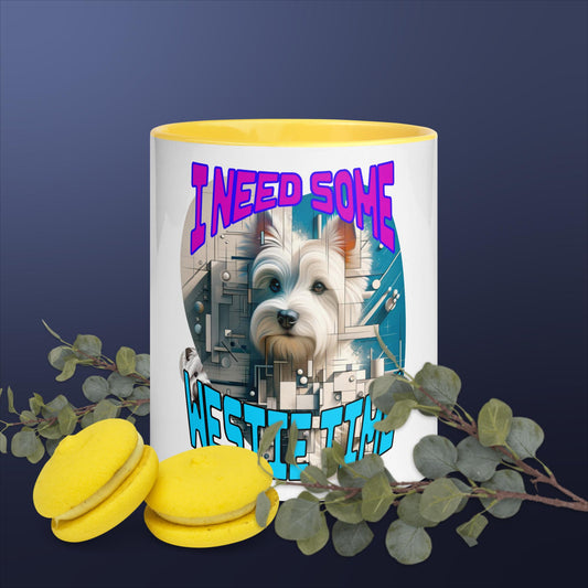 Mug with Color Inside. I Need Some Westie Time