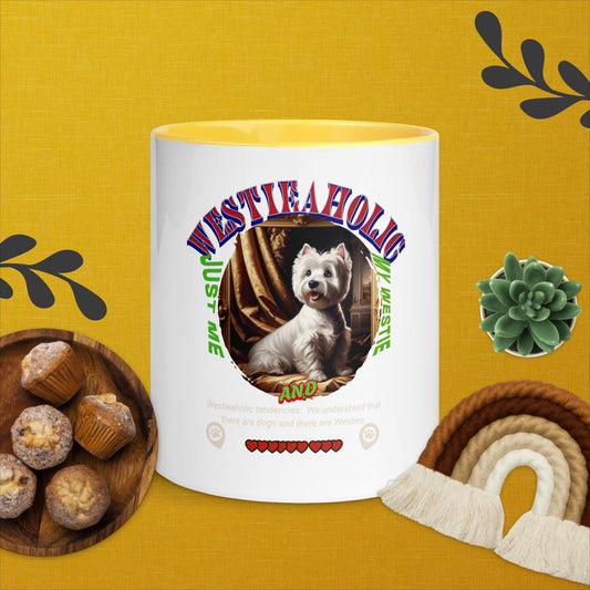 Mug with Color Inside. Westieaholic