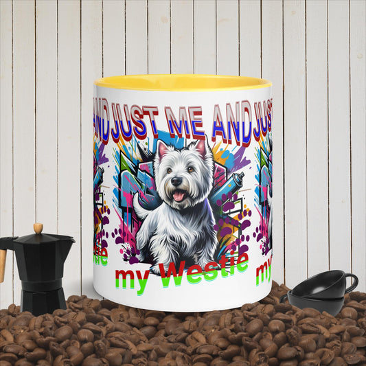 Mug with Color Inside. Just Me and My Westie