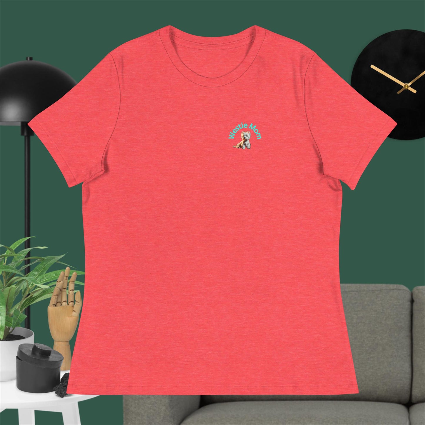 Women's Relaxed T-Shirt. Bella Canvas. Westie Mom